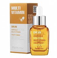 Витаминная осветляющая сыворотка для лица Farmstay DR.V8 Ampoule Solution Multi Vitamin